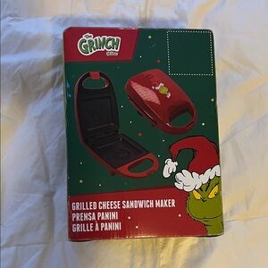The Grinch Red Grilled Cheese Sandwich Maker